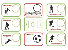 ITH Mug Rugs - Fußball